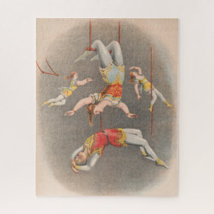 Quebra-cabeça Artistas De Trapeze Machos E Mulheres