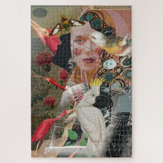 Quebra-cabeça Artístico do Estudo de Pássaros de Alba