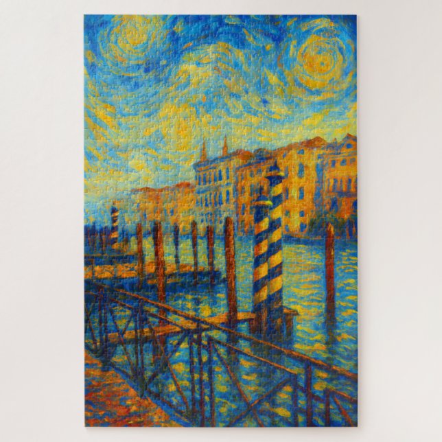 Quebra-cabeça Artístico do Grande Canal de Veneza  (Vertical)