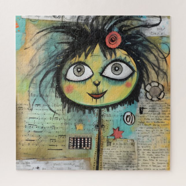 Quebra-cabeça ArtLady 4 encantadora e angustiada (Vertical)