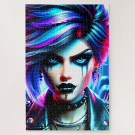 Quebra-cabeça Artsy Lady