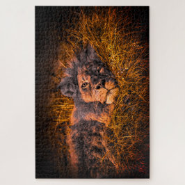 Quebra-cabeça Artsy Lion