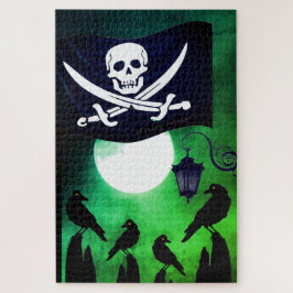 Quebra-cabeça Artsy Moon Scene