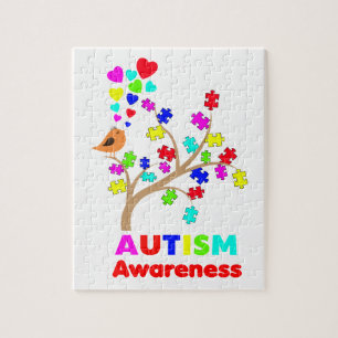 Quebra-cabeça Árvore da consciência do autismo