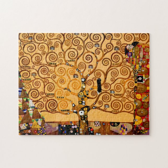 Quebra-cabeça Árvore da Vida de Gustav Klimt Fine Art (Horizontal)