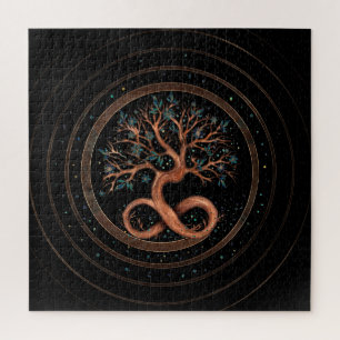 Quebra-cabeça Árvore da Vida - Espiral Infinito
