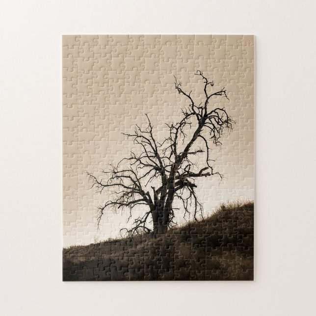 Quebra-cabeça Árvore de Carvalho de outono (Vertical)