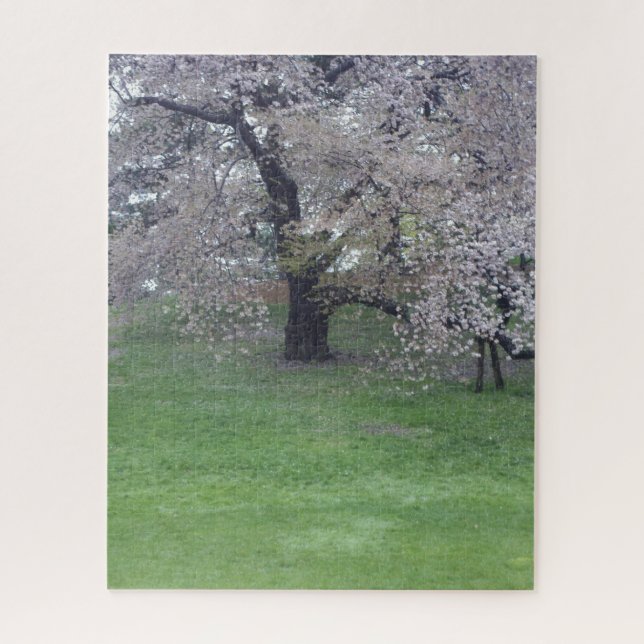 Quebra-cabeça árvore de floração primavera idílica (Vertical)
