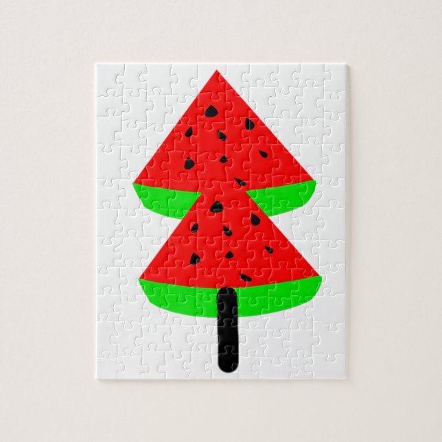 Quebra-cabeça árvore de fruta da melancia (Vertical)