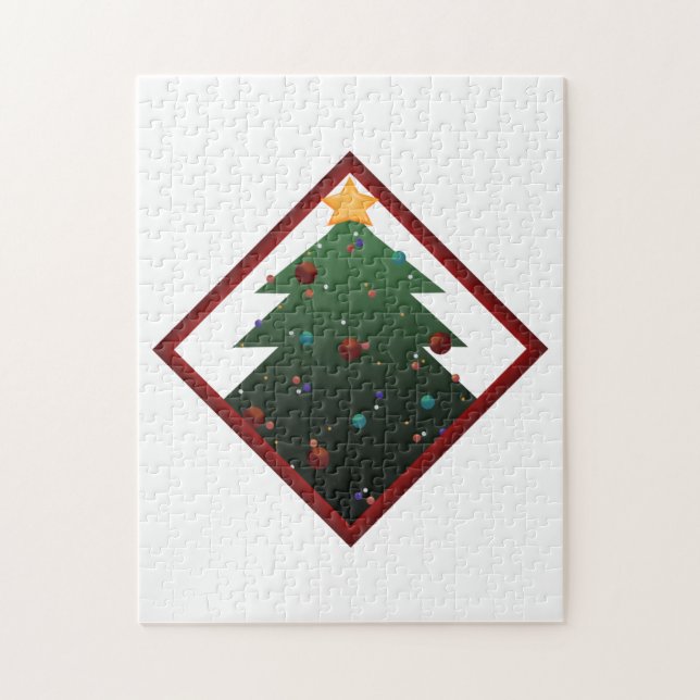 Quebra-cabeça Árvore de Natal (Vertical)