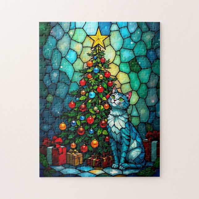 Quebra-cabeça Árvore de Natal (Vertical)