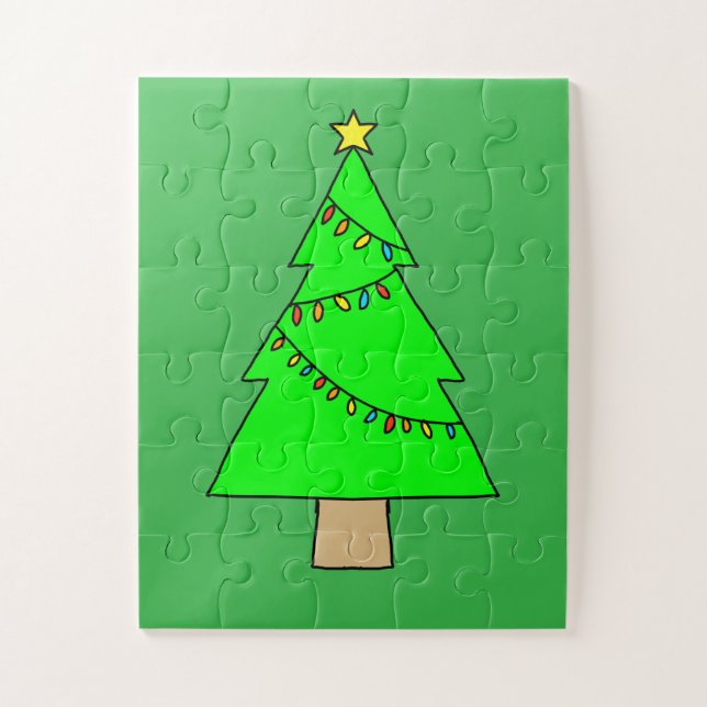 Quebra-cabeça Árvore de Natal (Vertical)