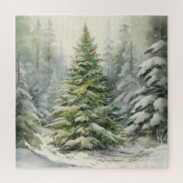 Quebra-cabeça Árvore de Natal (Vertical)