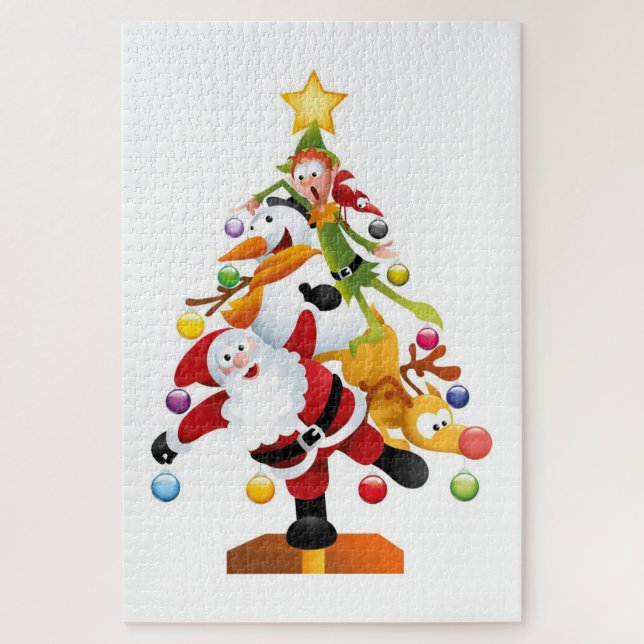 Quebra-cabeça Árvore de Natal (Vertical)