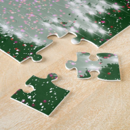 Quebra-cabeça Árvore de Natal Brilhante e Encantada