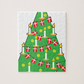 Quebra-cabeça Árvore de Natal dinamarquesa