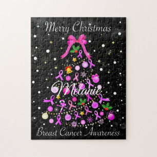 Quebra-cabeça Árvore de Natal do Cancer da Mama