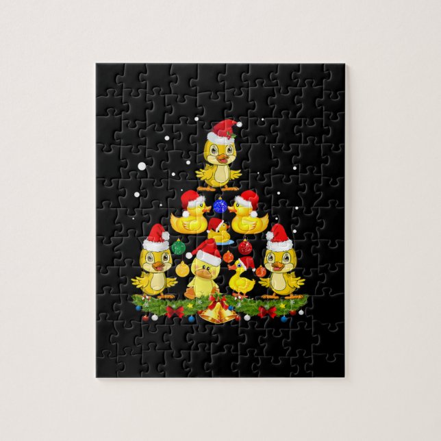 Quebra-cabeça Árvore de Natal Duck (Vertical)