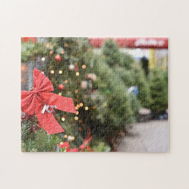 Quebra-cabeça Árvore de Natal em Upper West Side, Nova Iorque (Horizontal)