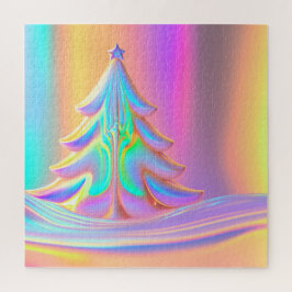 Quebra-cabeça Árvore de Natal Iridescente