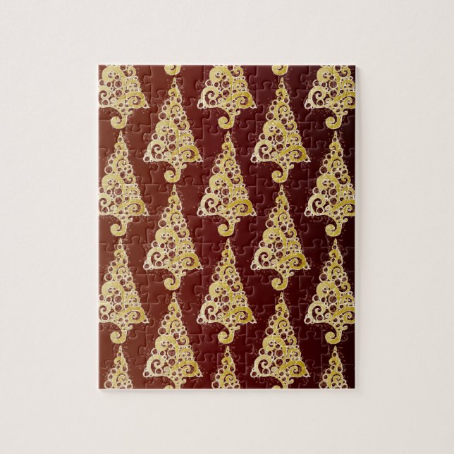 Quebra-cabeça Árvore de Natal Sparkly (Vertical)