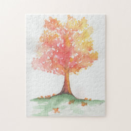 Quebra-cabeça Árvore de outono