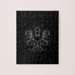 Quebra-cabeça Árvore de vida - Yggdrasil com corvos