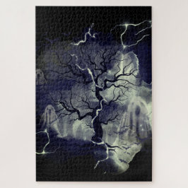 Quebra-cabeça árvore fantasma