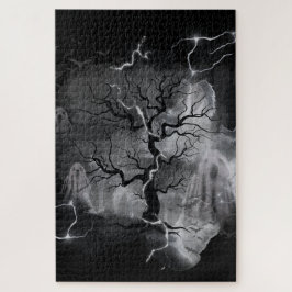 Quebra-cabeça árvore fantasma