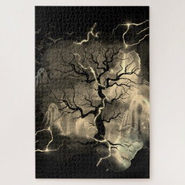 Quebra-cabeça árvore fantasma