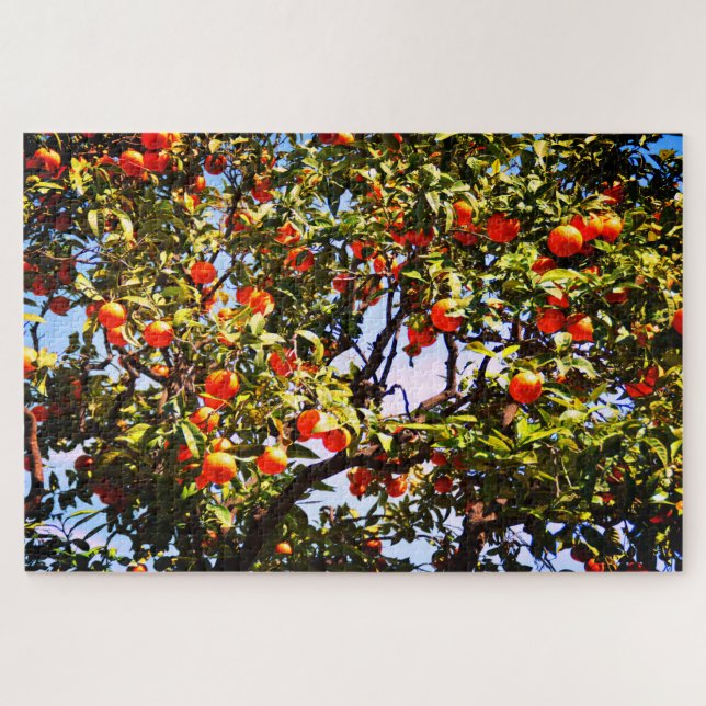 Quebra-cabeça Árvore laranja (Horizontal)