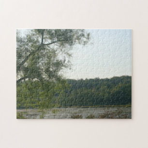 Quebra-cabeça Árvore por pintura de óleo de foto marsh