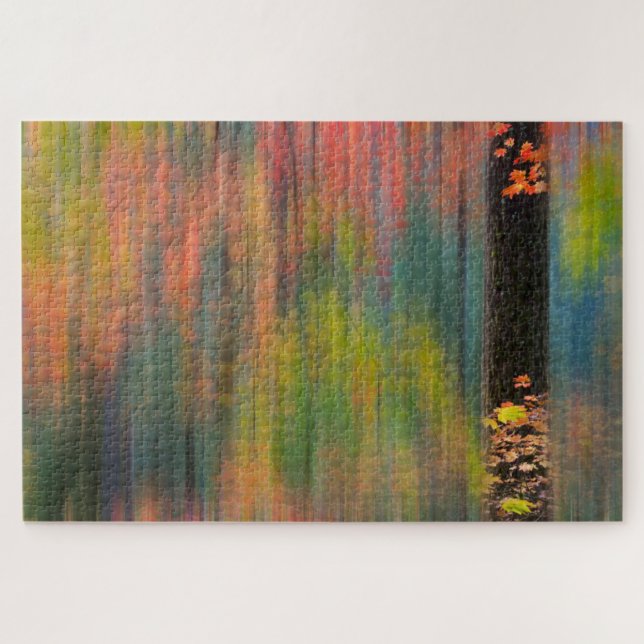 Quebra-cabeça Árvores de bordo | Parque Estadual Silver Falls (Horizontal)