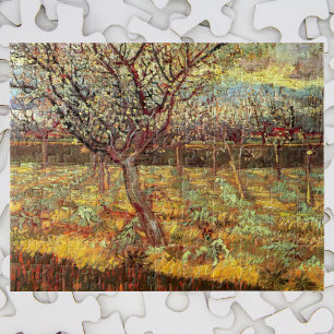 Quebra-cabeça Árvores de damascos no Flor por Vincent van Gogh