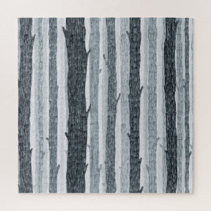 Quebra-cabeça Árvores de madeira de passarinho, padrão de fundo