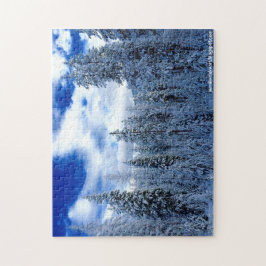 Quebra-cabeça Árvores de Neve