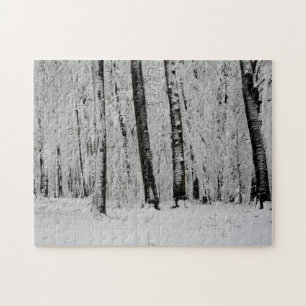 Quebra-cabeça Árvores de Neve de Inverno - -