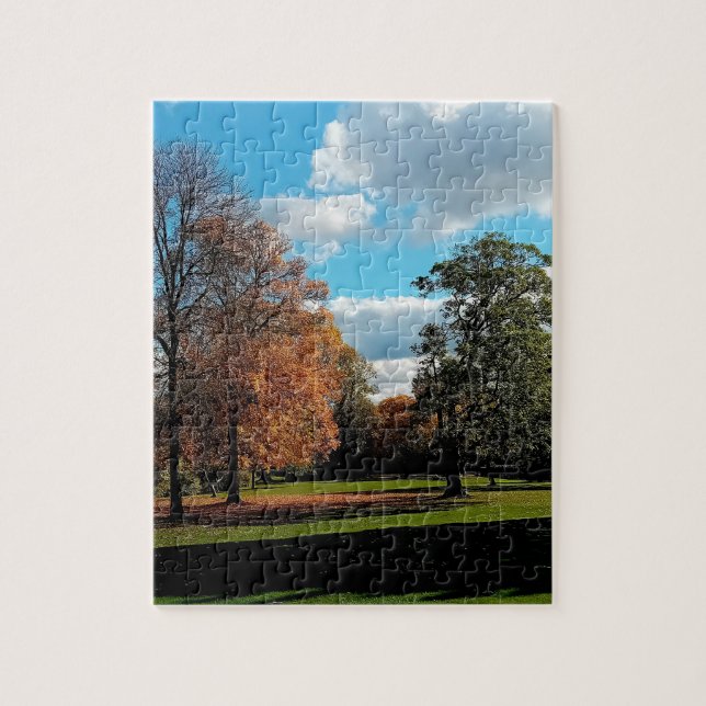 Quebra-cabeça Árvores do outono (Vertical)