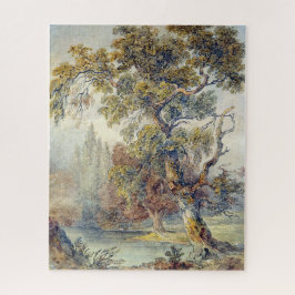 Quebra-cabeça Árvores e Pond (por John Ruskin)