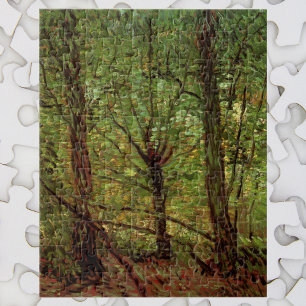 Quebra-cabeça Árvores e Sub-bosque por Vincent van Gogh