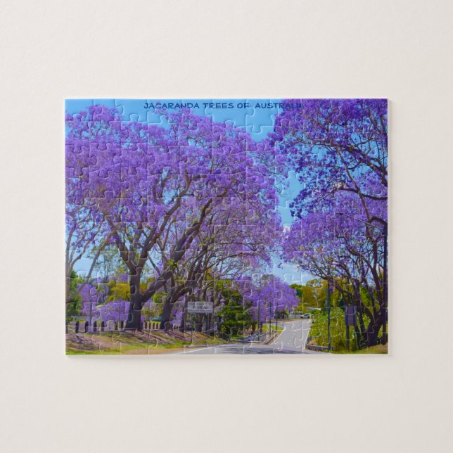 Quebra-cabeça Árvores Jacaranda da Austrália (Horizontal)