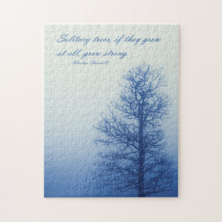 Quebra-cabeça Árvores solitárias crescem fortes - 11x14 - 252 pc
