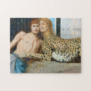 Quebra-cabeça As Carícias, Fernand Khnopff