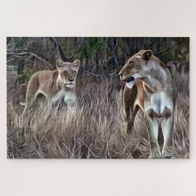 Quebra-cabeça As Lionesses (Horizontal)