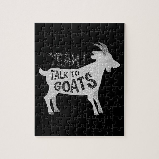 Quebra-cabeça As Mães Goat Dão Presentes Para Os Caprinos Engraç (Vertical)