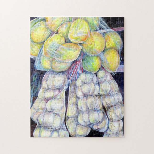 Quebra-cabeça As Maravilhas dos Mercados Molhados, Singapura (Vertical)