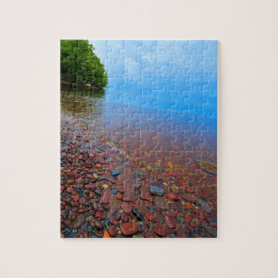 Quebra-cabeça As margens do lago superior - 8x10 - 110 pcs