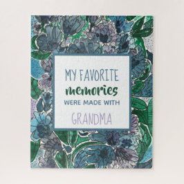 Quebra-cabeça As minhas memórias favoritas estão com as flores d