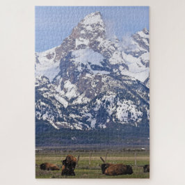 Quebra-cabeça As montanhas Grand Teton - 20x30 - 1014 pcs.