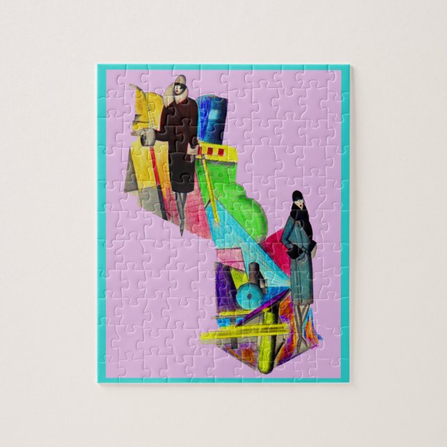 Quebra-cabeça As mulheres da deco da década de 1930 impressão Al (Vertical)